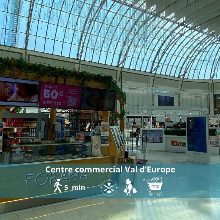 Le Moorea, 4 people 5 min to Disneyland Paris - Two-Bedroom Apartment - 48