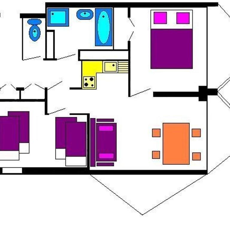Appartement 3 pièces 8 couchages proche des pistes à Vars Les Claux - FR-1-330B-222 - Apartment - 11