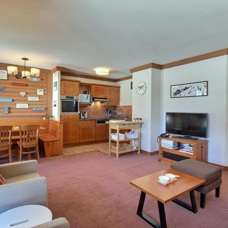 ARC 1950 - Appartement 06 personnes - ski aux pieds - Sauna, Hammam, Jacuzzi, Piscine - Appartement 2 Chambres avec Vue sur la Montagne - 5