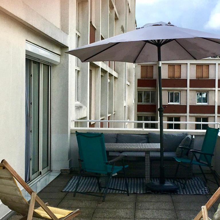 Charming Studio with terrasse - 1BP2P - Eiffel Tour - Appartement 1 Chambre - 25