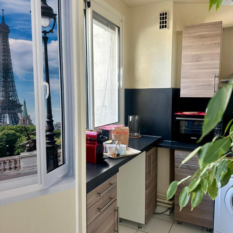 Charming Studio with terrasse - 1BP2P - Eiffel Tour - Appartement 1 Chambre - 8