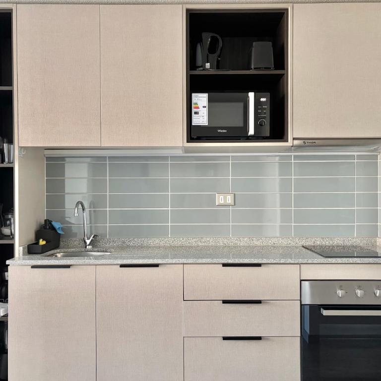 Studio Movistar Arena Santiago I Metro Toesca - Apartamento de 1 dormitorio - 13