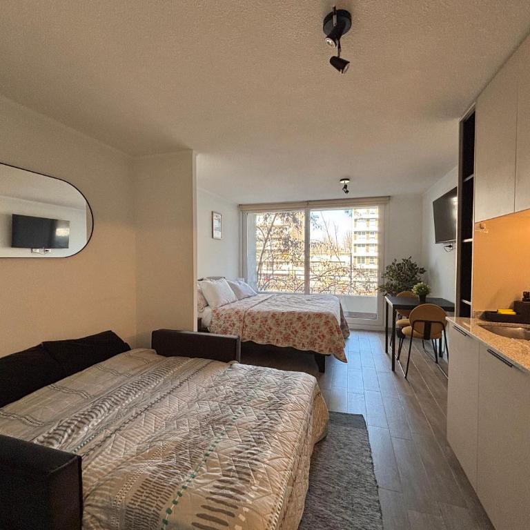 Studio Movistar Arena Santiago I Metro Toesca - Apartamento de 1 dormitorio - 5