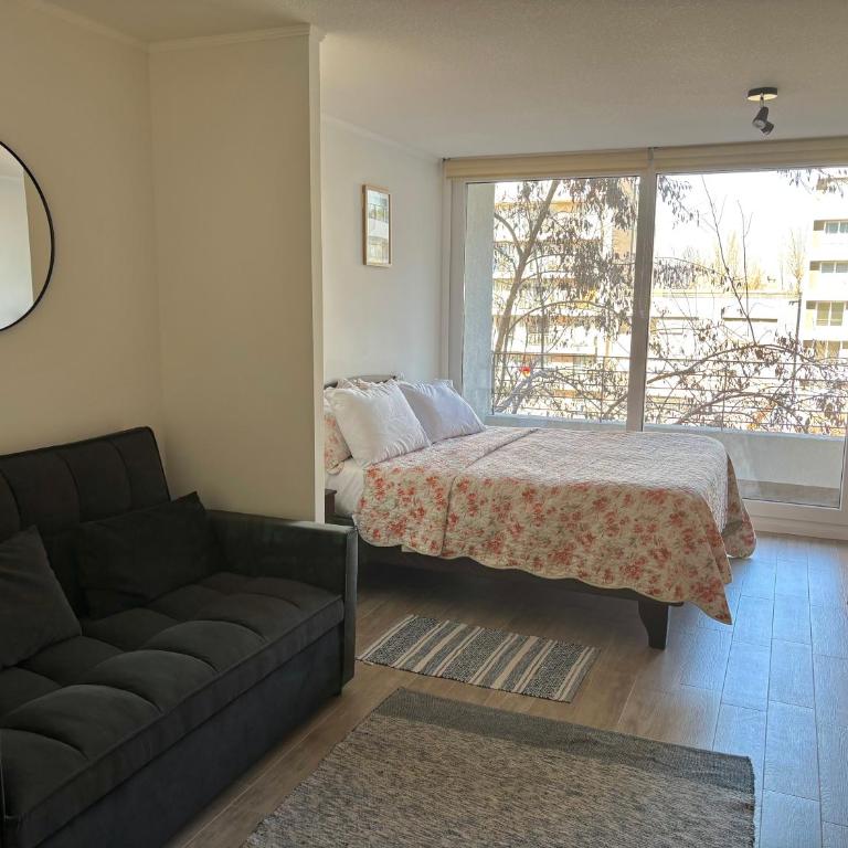 Studio Movistar Arena Santiago I Metro Toesca - Apartamento de 1 dormitorio - 4