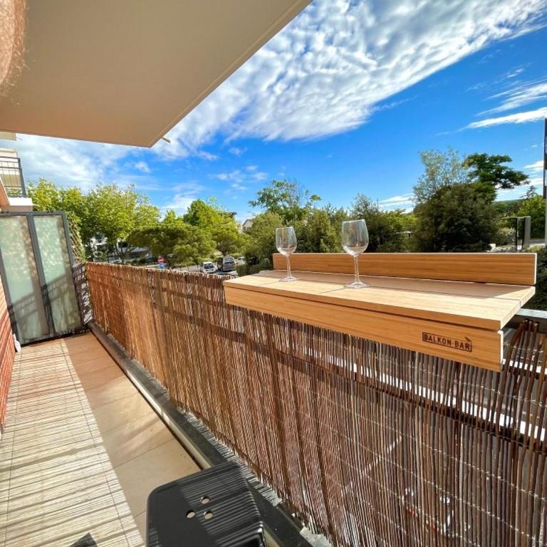 Joli studio, bassin d'Arcachon, parking privé, balcon - Apartamento de 1 dormitorio - 10