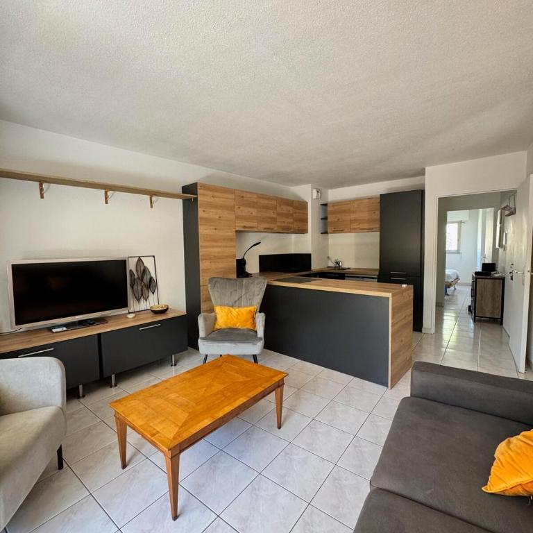 Charmant 2pcs - parking - piscine - Appartement 1 Chambre - 19