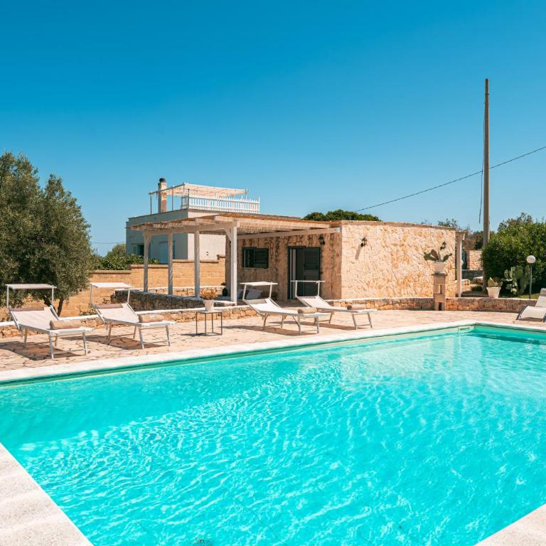 HelloAPULIA - Trulli di Leo - Private Pool, Sea View and Pet-Friendly Garden - Villa con Piscina Privata - 10