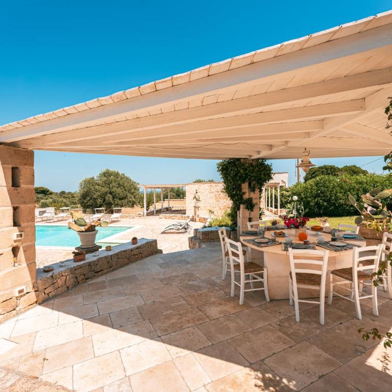 HelloAPULIA - Trulli di Leo - Private Pool, Sea View and Pet-Friendly Garden - Villa con Piscina Privata - 3
