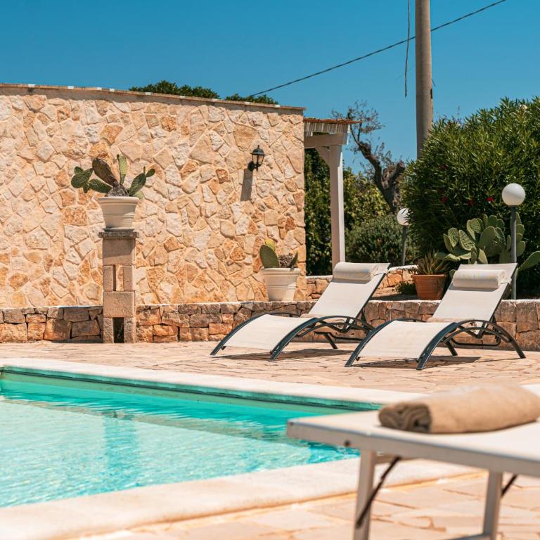 HelloAPULIA - Trulli di Leo - Private Pool, Sea View and Pet-Friendly Garden - Villa con Piscina Privata - 14