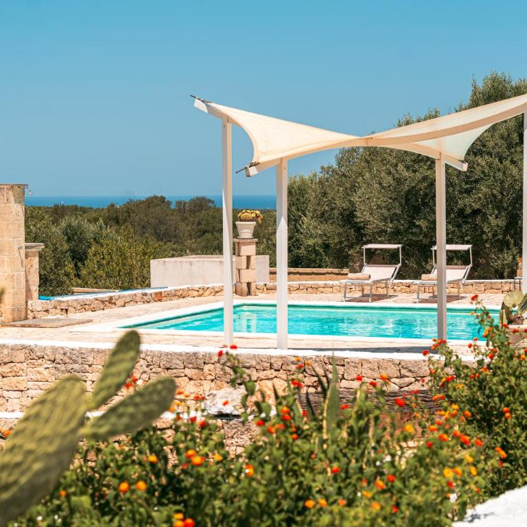 HelloAPULIA - Trulli di Leo - Private Pool, Sea View and Pet-Friendly Garden - Villa con Piscina Privata - 9