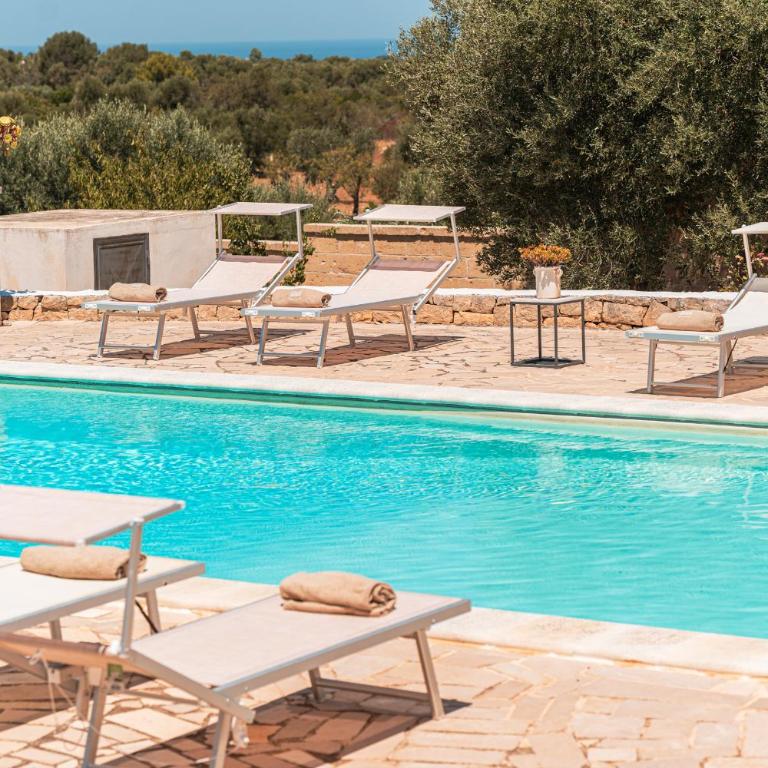 HelloAPULIA - Trulli di Leo - Private Pool, Sea View and Pet-Friendly Garden - Villa con Piscina Privata - 17