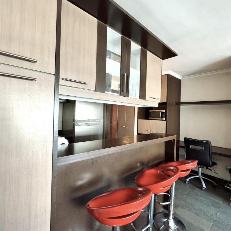 Metro Manquehue, Zona comercial, WIFI, Amplia terraza - Apartamento de 1 dormitorio - 6