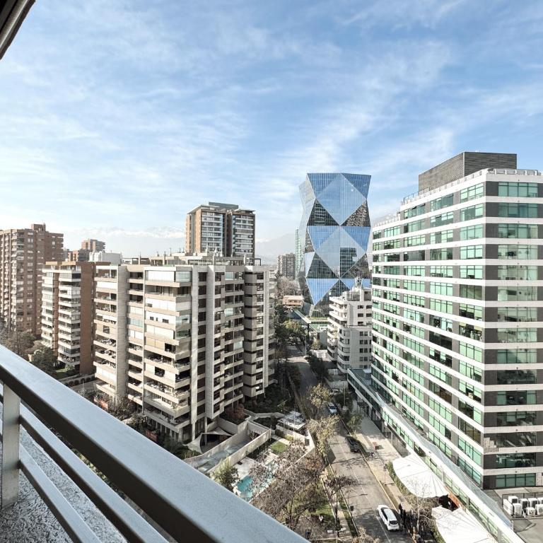 Metro Manquehue, Zona comercial, WIFI, Amplia terraza - Apartamento de 1 dormitorio - 9