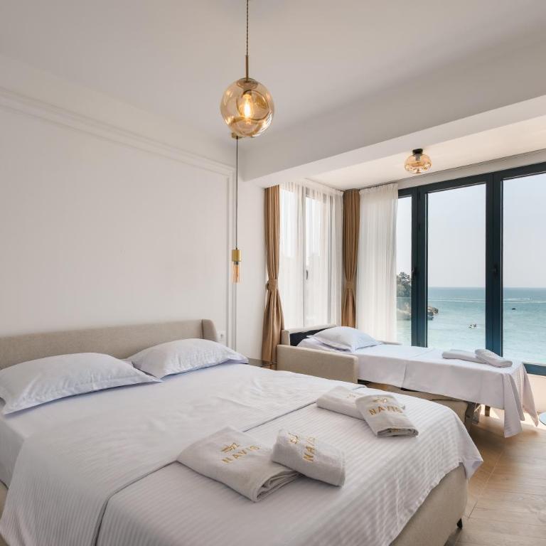 Hotel Navis - Deluks Dvokrevetna Soba sa Bračnim Krevetom i Pogledom na More - 3