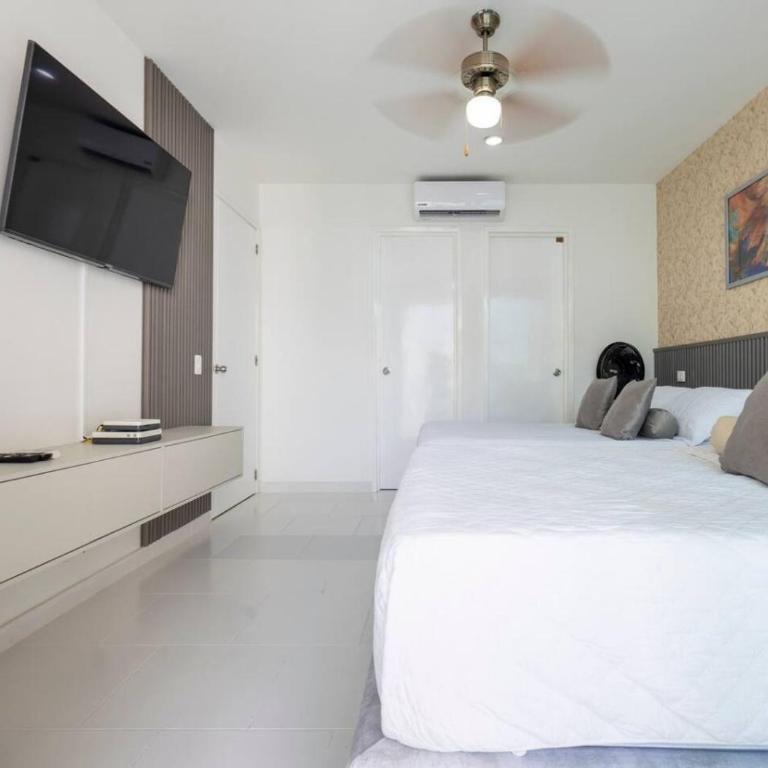 Apartamento Morros 3 Cartagena, Piscina Playa y Mar - One-Bedroom Apartment - 12