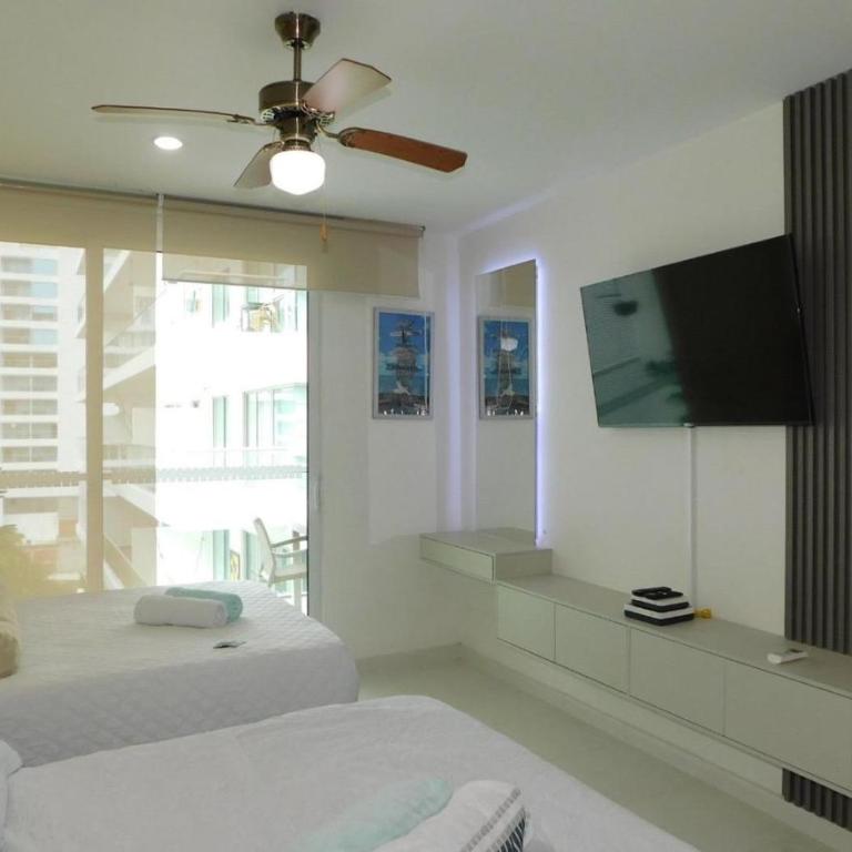 Apartamento Morros 3 Cartagena, Piscina Playa y Mar - One-Bedroom Apartment - 17