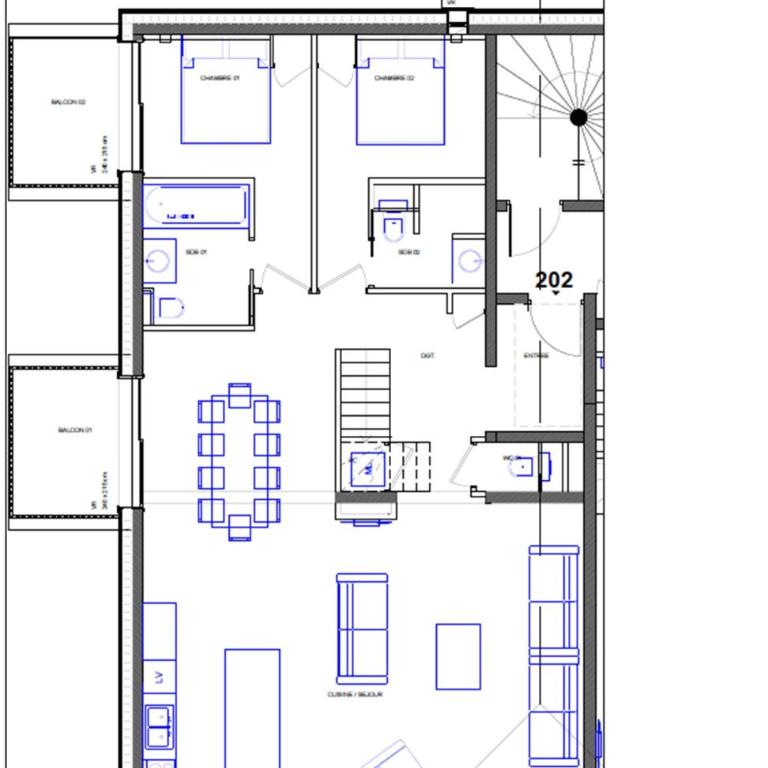Sublime duplex Haut de Gamme neuf avec sauna - 10 personnes - Apartamento Premium de 5 dormitorios - 44