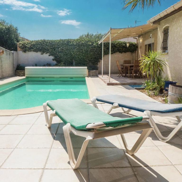Chic Narbonne Pool Retreat - Maison de Vacances 2 Chambres - 6