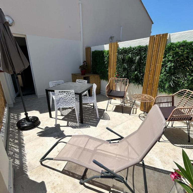 Le Crépuscule Terrace, beach - Apartment mit Terrasse - 12