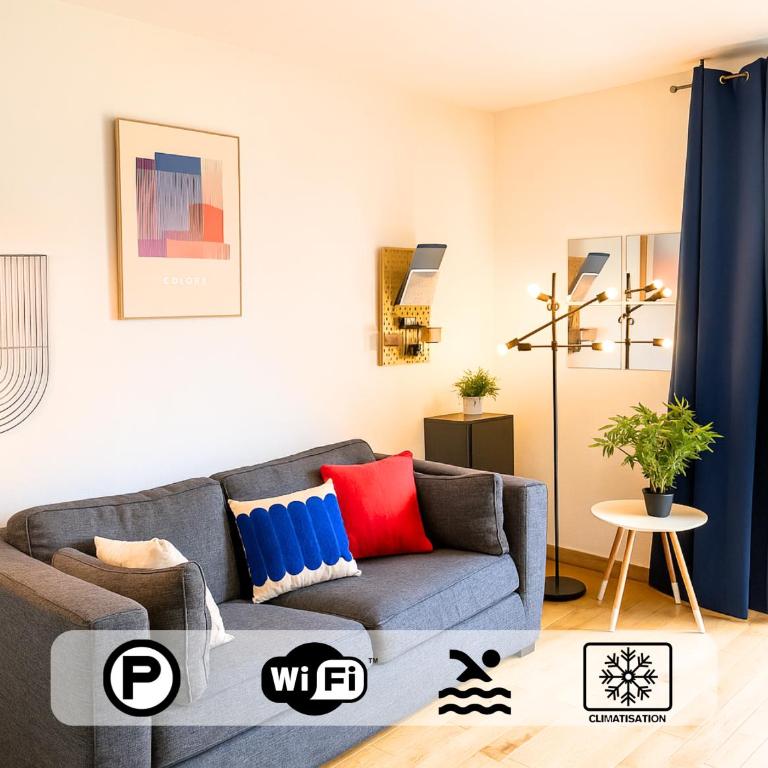Ma place au sud Aix Parking - Appartamento con 1 Camera da Letto - 1