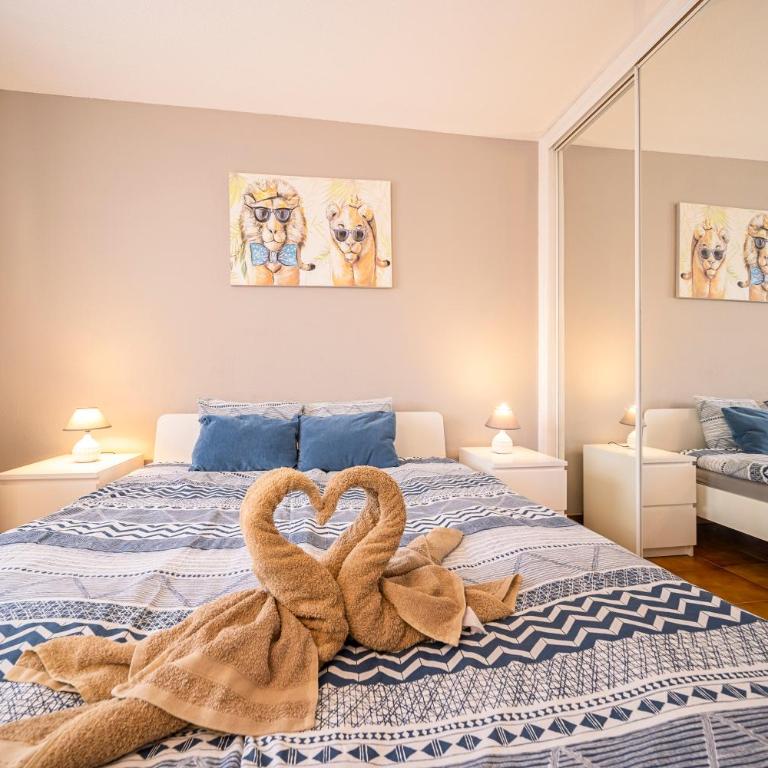 Tropical garden, sunshine, heated pool - Apartamento de 1 dormitorio con vistas al jardín - 18