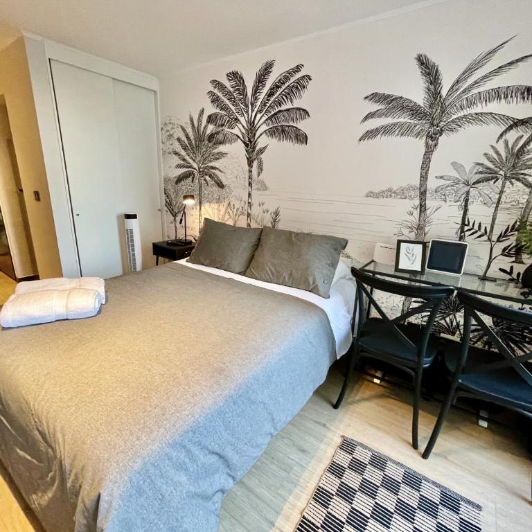 Apartamento Santiago Centro, Calefacción, Lavandería - Apartamento de 1 dormitorio - 3