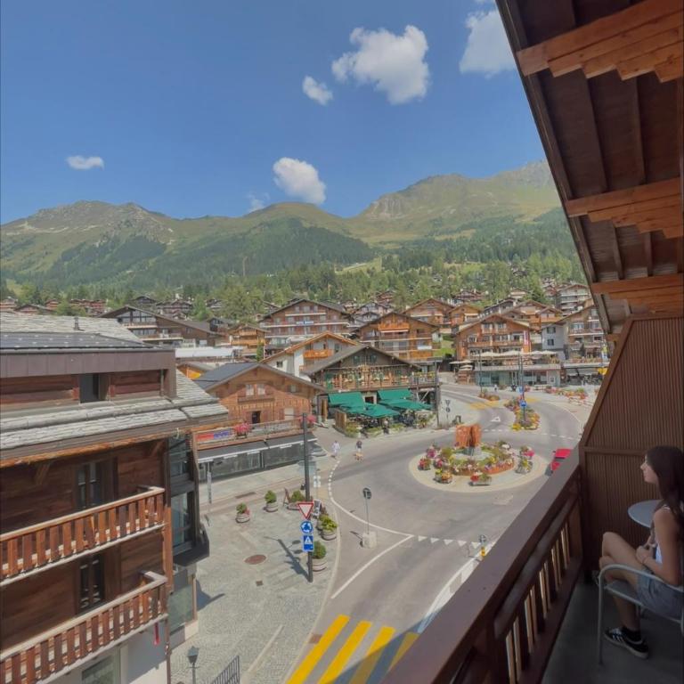 Hotel Ermitage Verbier - Chambre Lits Jumeaux - Vue sur Village - 1