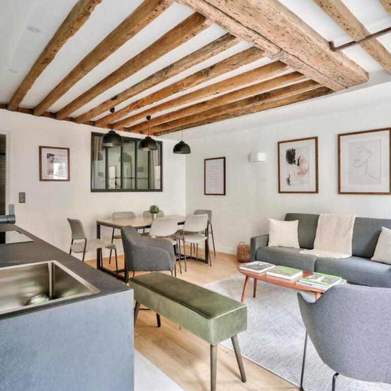 Magnifique appartement pour 6 - Montorgueil - Three-Bedroom Apartment - 11