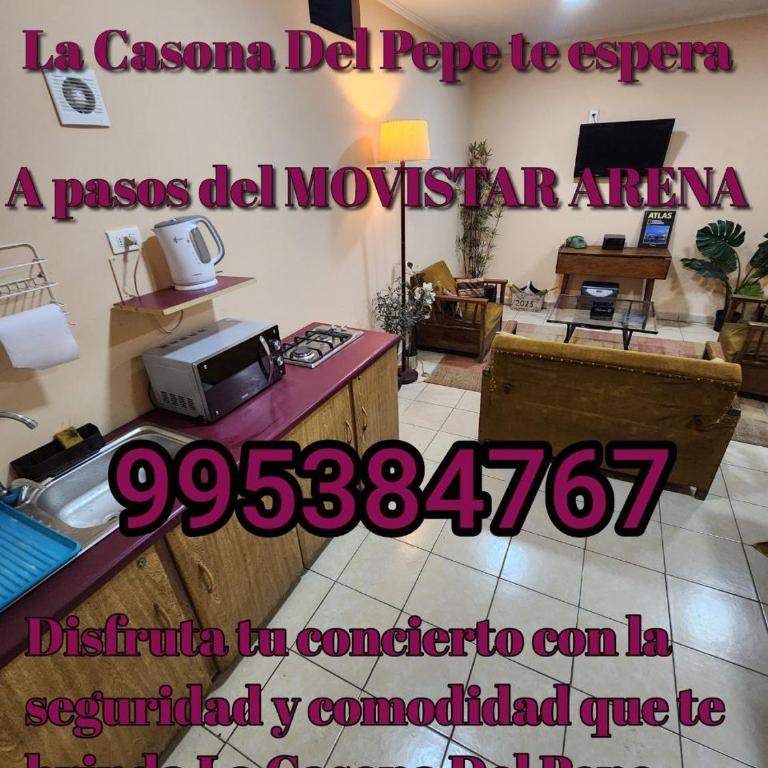 Santiago Centro-Movistar Arena - One-Bedroom Apartment - 1