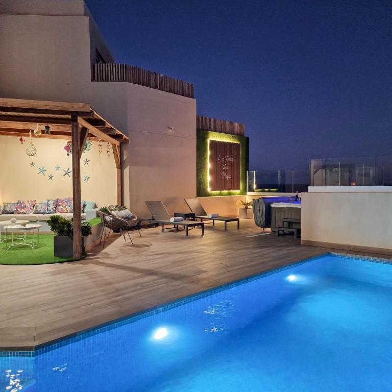 La Casa de Playa - piscina y jacuzzi a 50m del mar - Casa de 4 dormitorios - 58