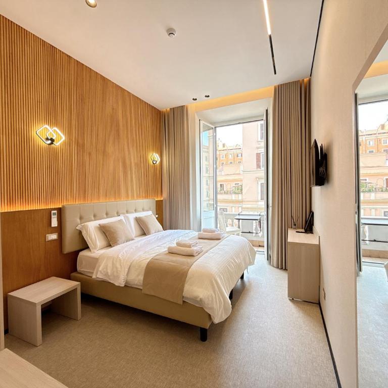 Luxe roma - Camera Matrimoniale con Bagno Privato - 1