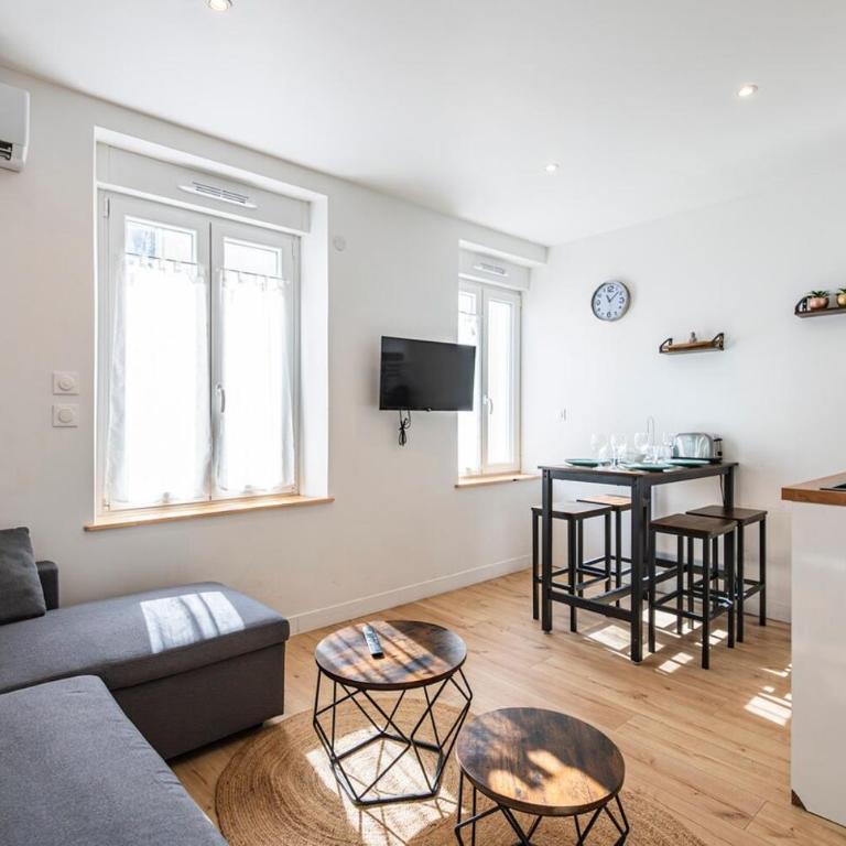 Appartement Moderne à Reims 4 Personnes, Wi-Fi, Climatisation & Confort - One-Bedroom Apartment - 11