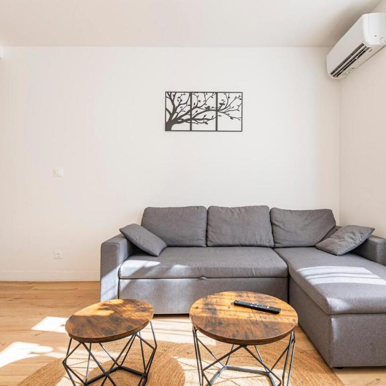 Appartement Moderne à Reims 4 Personnes, Wi-Fi, Climatisation & Confort - One-Bedroom Apartment - 14
