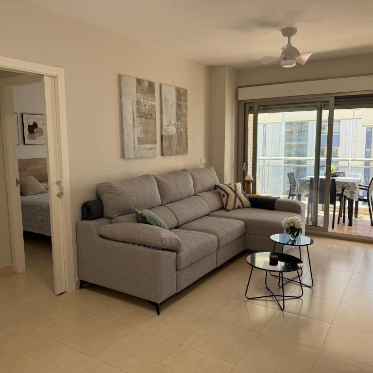 Playa Arenal Bol - Piscina - Padel Calpe - Apartamento de 1 dormitorio con vistas al mar - 14