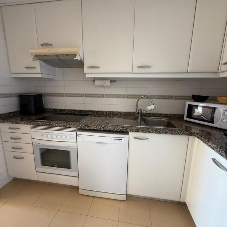 Playa Arenal Bol - Piscina - Padel Calpe - Apartamento de 1 dormitorio con vistas al mar - 19