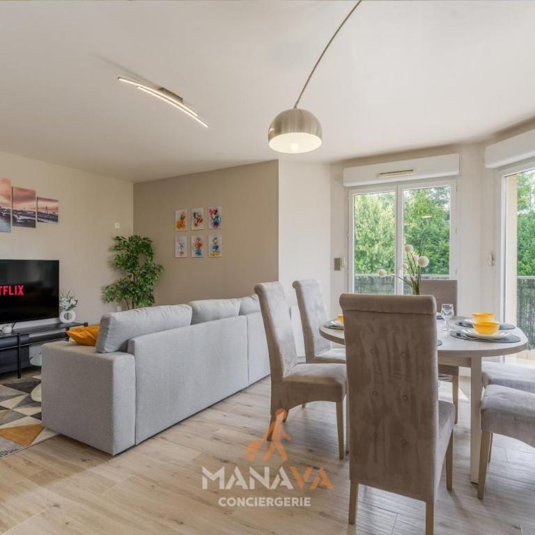 Le Bora, 6 pers, 10 min Disneyland Paris - Appartement 2 Chambres avec Balcon - 15
