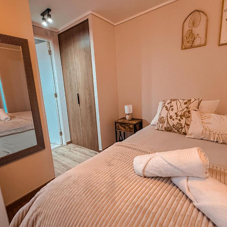 Apartamento Santiago de Chile, sofá cama, Piscina, lavandería - Apartamento de 1 dormitorio - 9