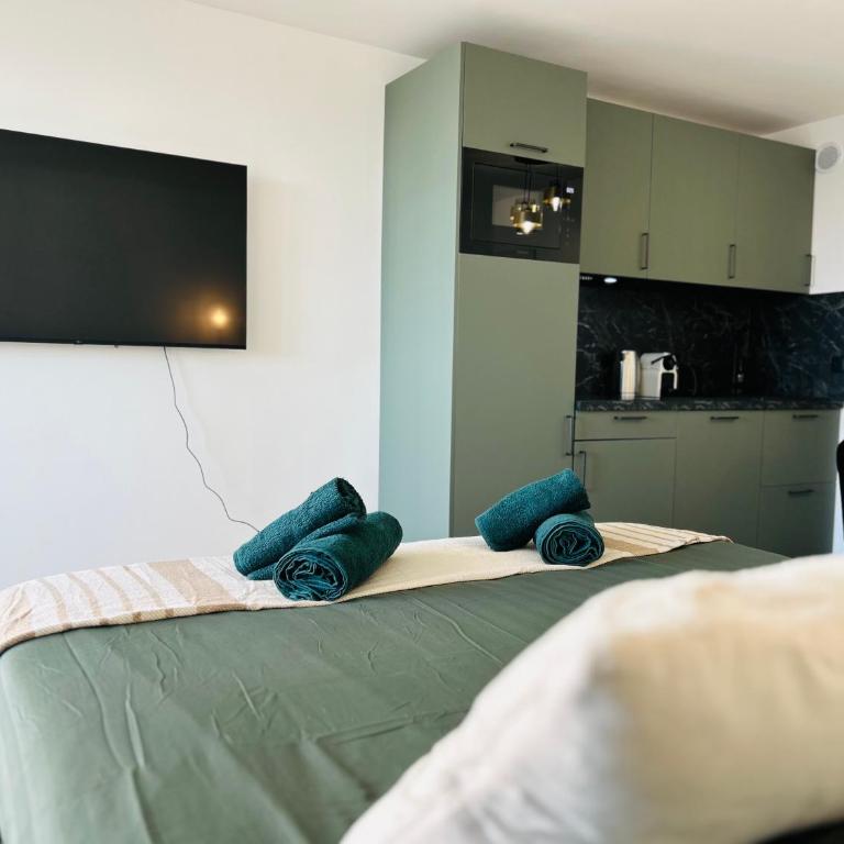 Le Ru'Beach - T2 avec piscine fermée pour travaux réouverture 4 juillet , tarif réduit - One-Bedroom Apartment - 7