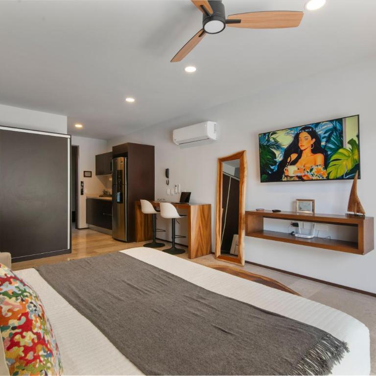 Near Beach, Cenotes & Ruins I Pools, GYM & Cinema - Apartamento de 1 dormitorio - 25