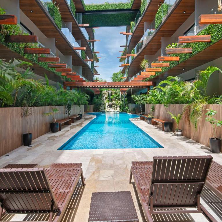Near Beach, Cenotes & Ruins I Pools, GYM & Cinema - Apartamento de 1 dormitorio - 57