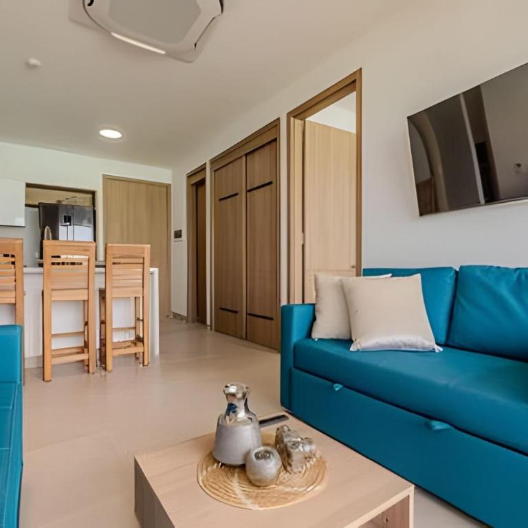 Vista a Laguna cristalina + 2 alc + parking - Two-Bedroom Apartment with Pool View - 28