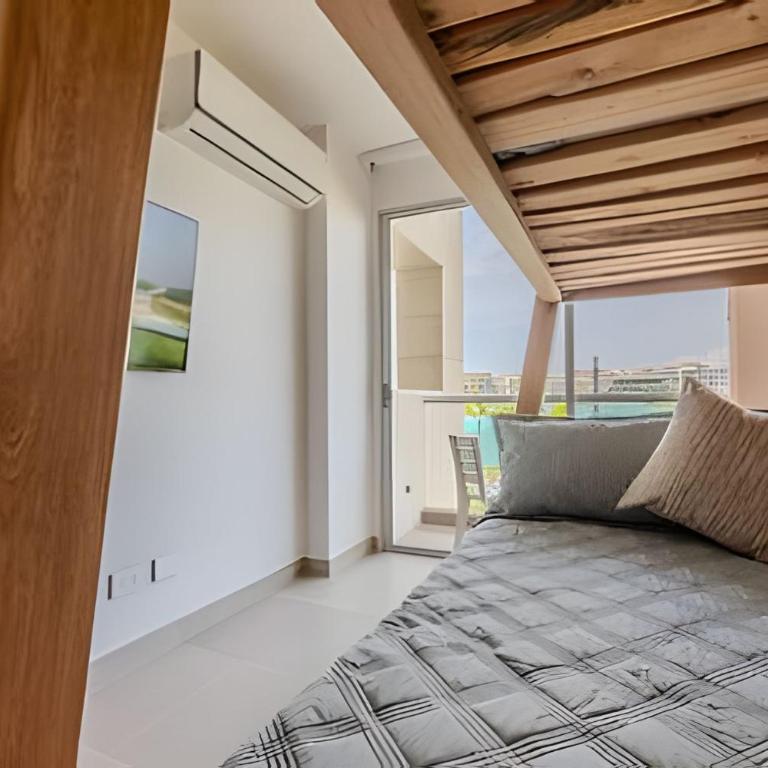 Vista a Laguna cristalina + 2 alc + parking - Two-Bedroom Apartment with Pool View - 37