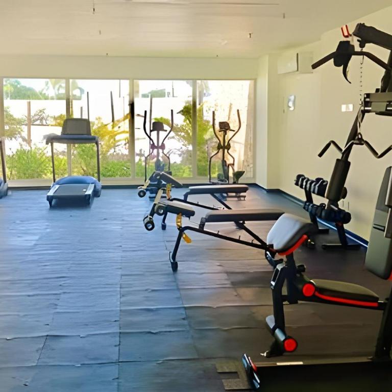 Vista a Laguna cristalina + 2 alc + parking - Two-Bedroom Apartment with Pool View - 65