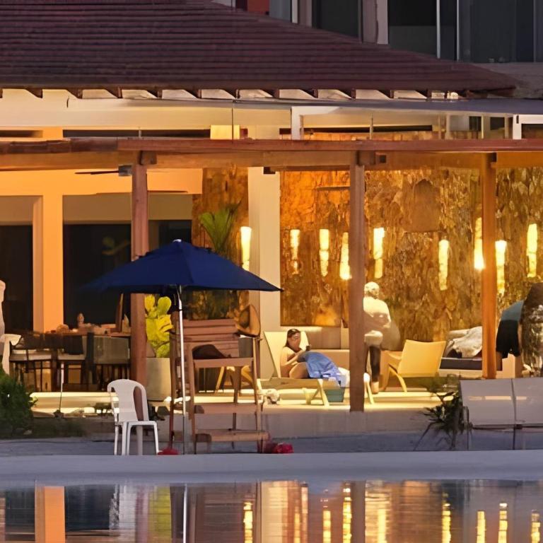 Vista a Laguna cristalina + 2 alc + parking - Two-Bedroom Apartment with Pool View - 66