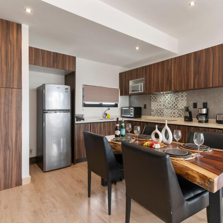 Unwind | Private Balcony & Rooftop Pools | Casago - Apartamento Estudio con cama grande - 7