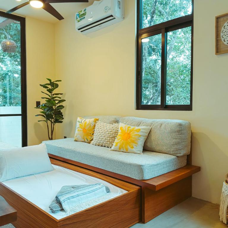 La Linda Luxury Two Story Apartment Huge Terrace Next to the Pool - Two-Bedroom Deluxe Apartment with Garden View - 34