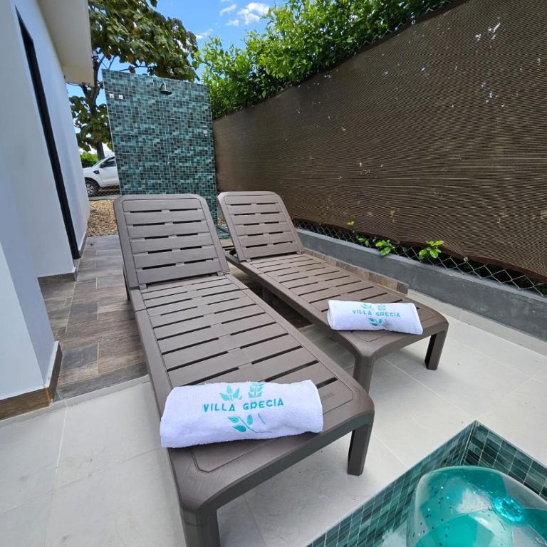 Villa Grecia casa quinta privada con piscina - Villa - 46