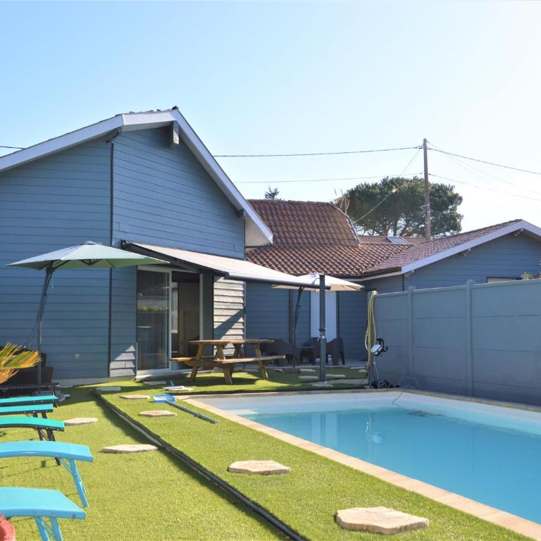 Poolside Escape by Arcachon - Ferienhaus mit 4 Zimmern - 8