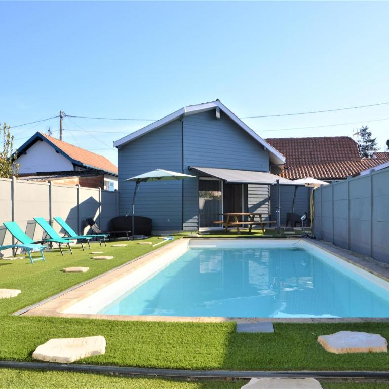 Poolside Escape by Arcachon - Ferienhaus mit 4 Zimmern - 1