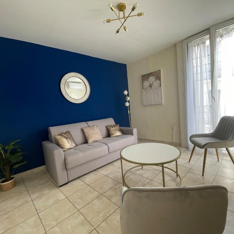 Bleu du Sud Clim 4 personnes Beziers Centre IUT - Appartement 1 Chambre - 12